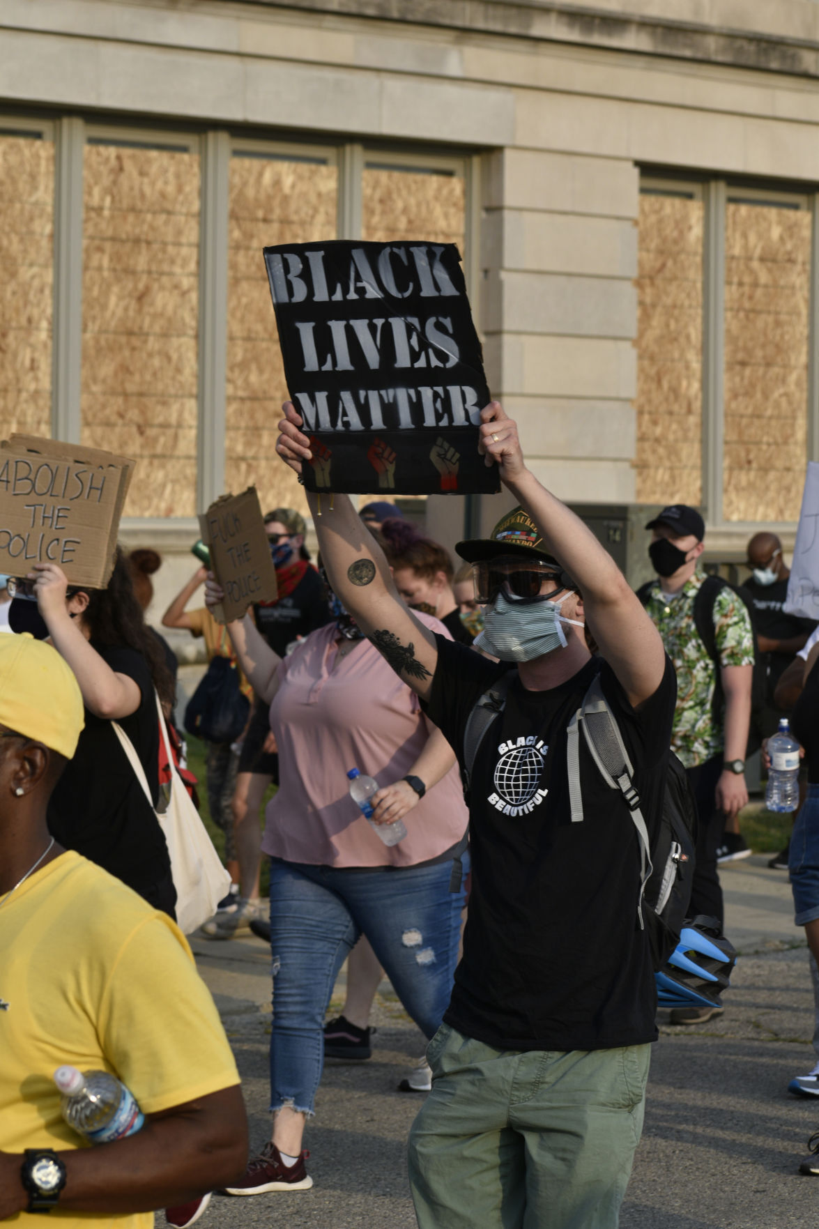 Nighttime protest 7